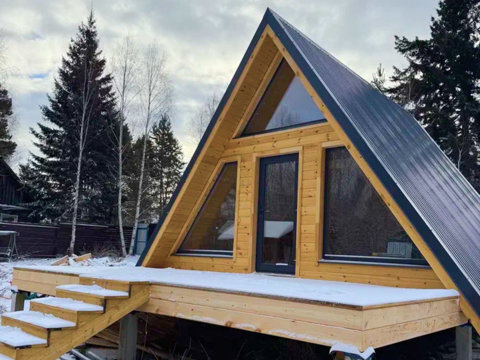 Проект дома A-frame