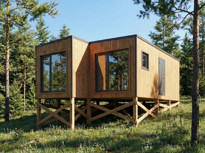 alt="Дом для туризма под ключ от СК Коробка"