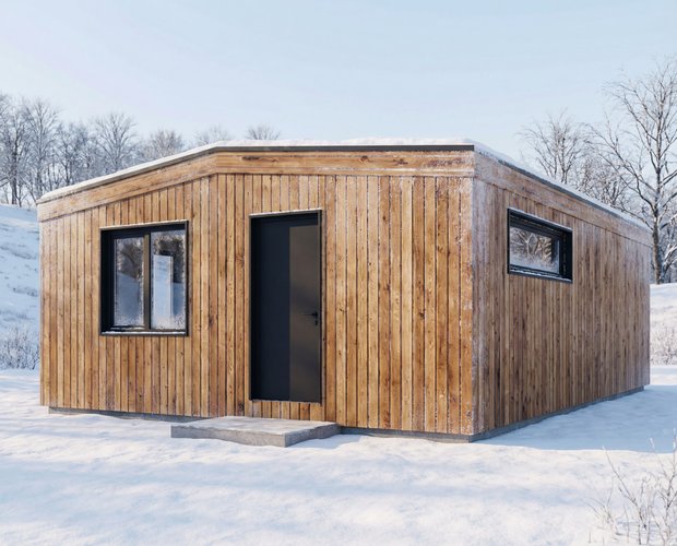 alt="Дом для туризма под ключ от СК Коробка"